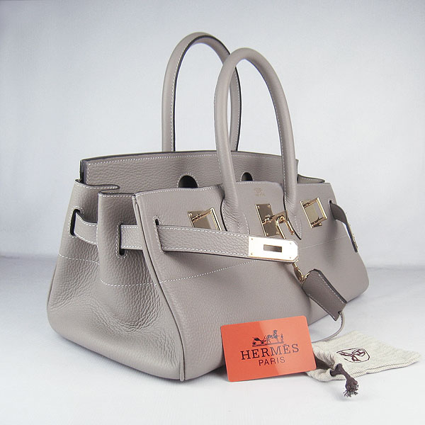 Cheap Hermes Birkin 42cm Replica Togo Leather Bag Grey 62642 - Click Image to Close